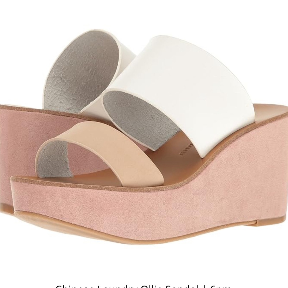 CHINESE LAUNDRY - OLLIE Wedge Sandal 6.5 NEW IN BOX